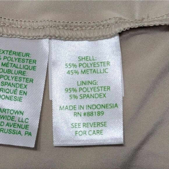 Lilly Pulitzer Ruffle Gold Maximalist Boho Feminine Chic Cocktail Dress NWT S - Picture 11 of 12